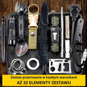 Zestaw Przetrwania 32w1 – Taktyczny Niezbędnik Survivalowy